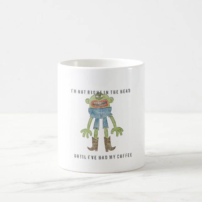 INTE HÖGER MUGG för KAFFE 6D [VIT] (Center)