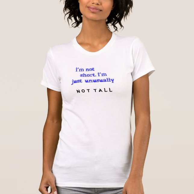 Inte högväxt tee shirt (Framsida)