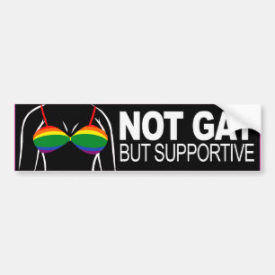 INTE HOMO MEN STÖDJANDE BH -.png Bildekal