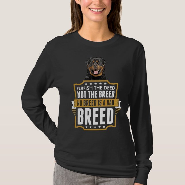 Inte Hund av rasrotweiler T Shirt (Framsida)