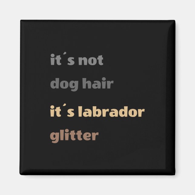 Inte Hund Hair Magnet (Framsidan)