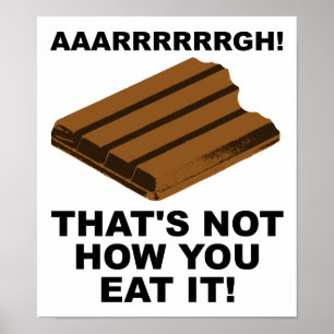 Inte hur du äter det så roligt att Poster