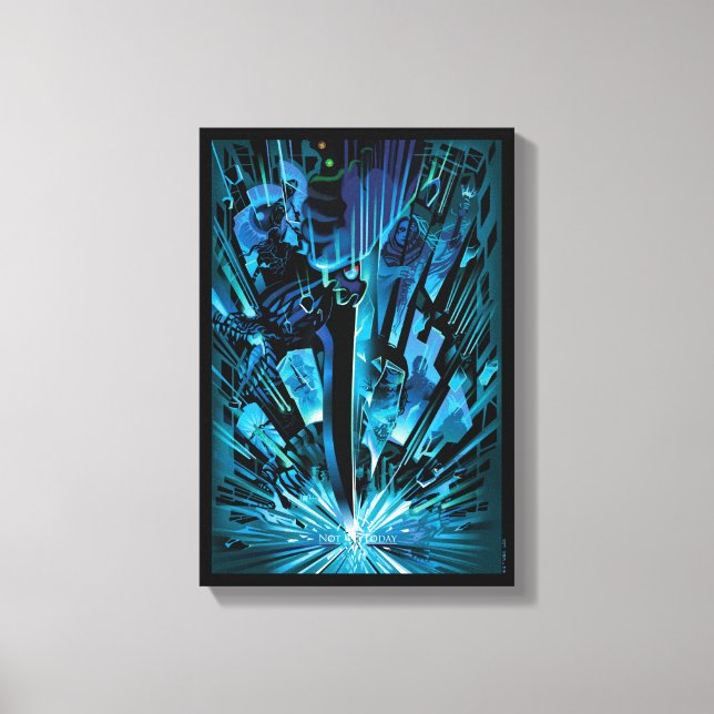 Inte i dag canvastryck (Framsida)