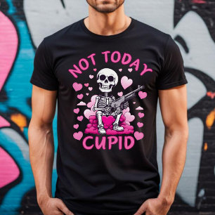 Inte i dag Cupid Anti alla hjärtans dag's T-shirt