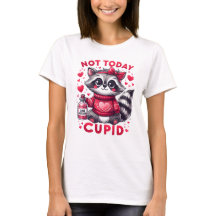 Inte i dag Cupid Raccoon Design