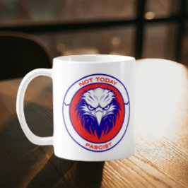 Inte i dag fascist - Patriotic Eagle Classic Mugg