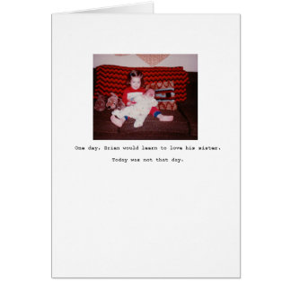 Inte i dag… hälsningskort