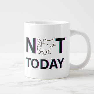 Inte i dag katt jumbo mugg