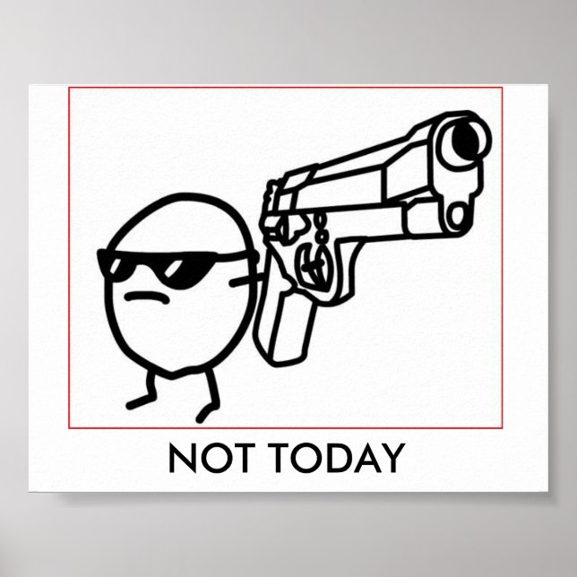 INTE I DAG POSTER (Framsidan)