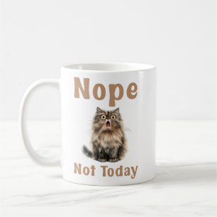 Inte i dag, roligt katt kaffemugg