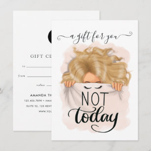 Inte i dag så roligt Blonde Sleeping