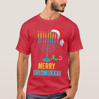Inte i dag Santa Hanukkah Chanukah Santa Hat Menor T Shirt