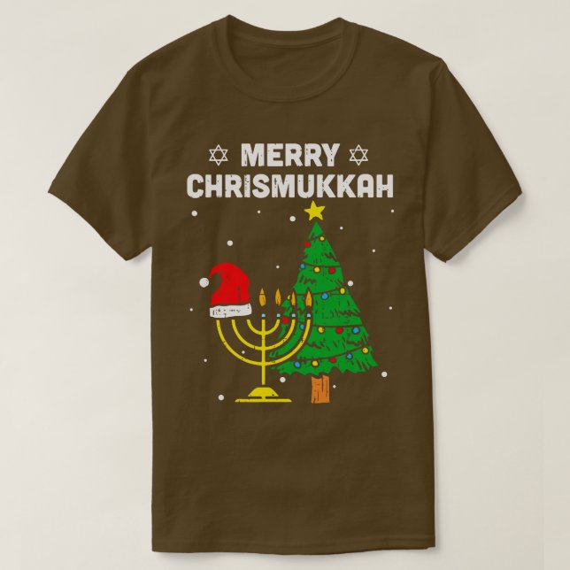 Inte i dag Santa Hanukkah Chanukah Santa Hat Menor T Shirt (Design framsida)