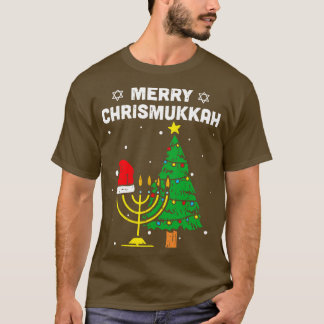 Inte i dag Santa Hanukkah Chanukah Santa Hat Menor T Shirt