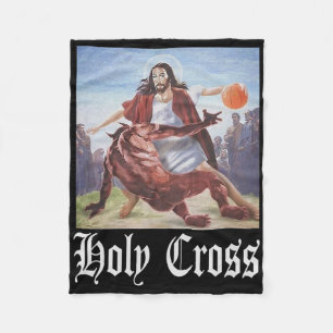 Inte i dag, Satan Jesus Crossover Bysketbyll Helig Fleecefilt