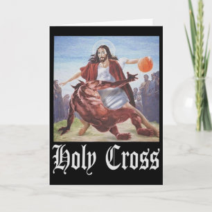 Inte i dag, Satan Jesus Crossover Bysketbyll Helig Kort