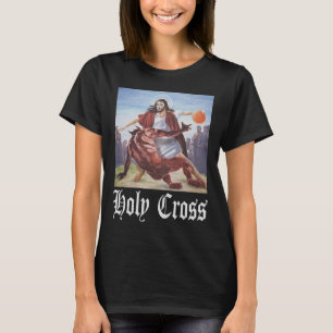 Inte i dag, Satan Jesus Crossover Bysketbyll Helig T Shirt