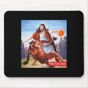 Inte i dag, Satan Jesus Crossover Bysketbyll Rolig Musmatta
