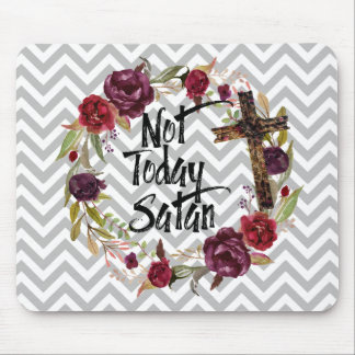 Inte i dag Satan kristen blom- sparre Mousepad Musmatta