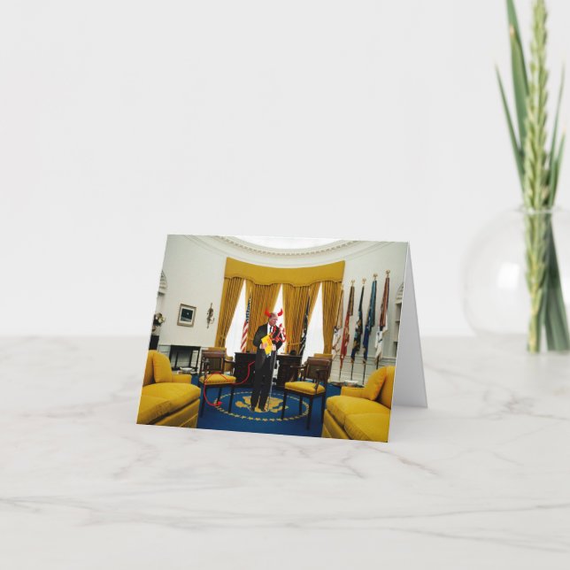 Inte i dag, Satan Note Card Anteckningskort (Framsida)