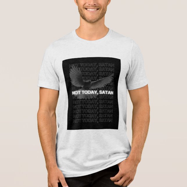 Inte i dag, Satan T Shirt (Framsida)