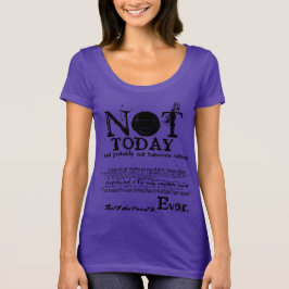 INTE I DAG Slogan Påstående Sweater Tröja