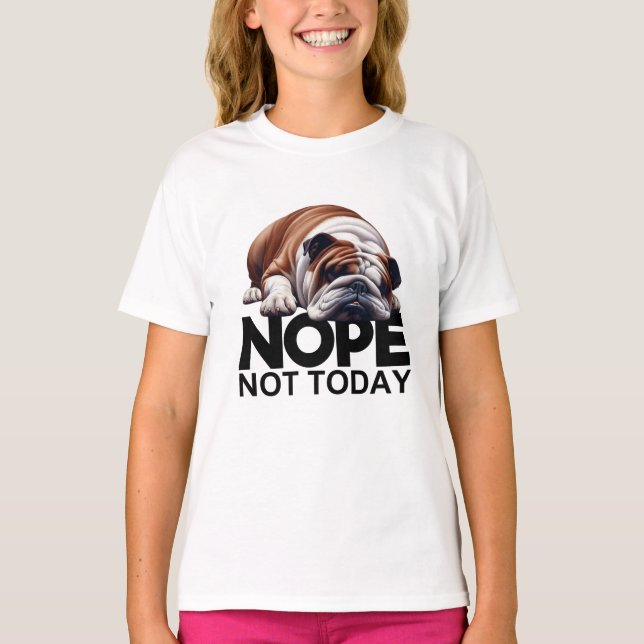 Inte i dag t shirt (Framsida)