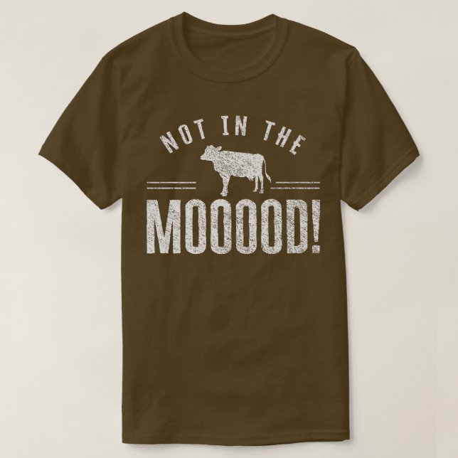 Inte i foderkobesättningen Moood Farmer Cow Cows F T Shirt (Design framsida)
