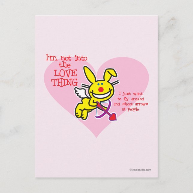 Inte i Kärlek Sak Vykort (Framsida)