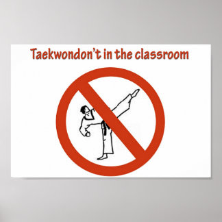 inte i klassrummet poster