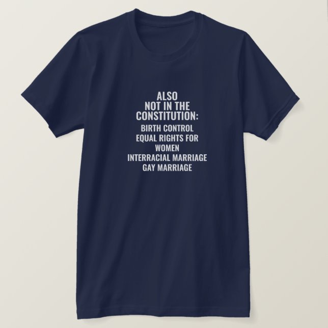 Inte i konstitutionen T-Shirt (Design framsida)