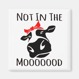 Inte i Mood Farm Attitude fet cow Magnet
