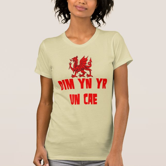 Inte i samma liga Dim Yn Yr Un Cae T Shirt (Framsida)