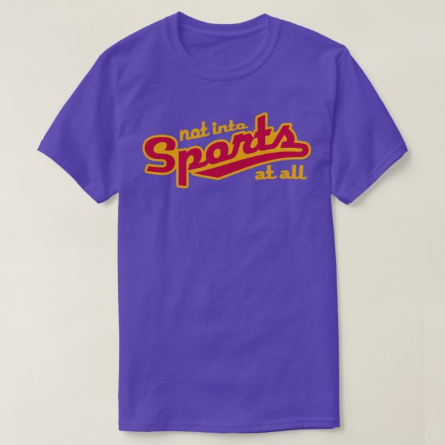 Inte i sport t shirt (Design framsida)