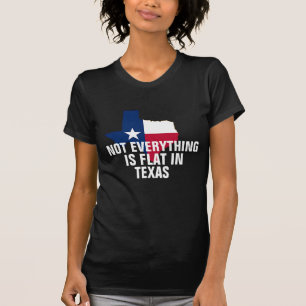 Inte i Texas Womens Kurvor Humor Rolig tröja