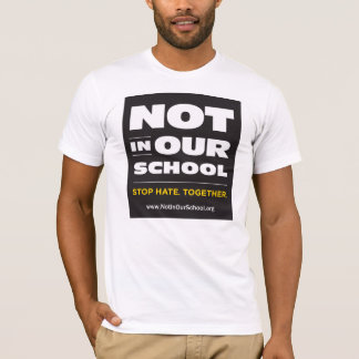 Inte i vårt skola (den unisex-) grundläggande tröja