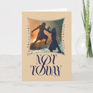 "Inte idag" Arya Stark Vs. Natten Kung Kort