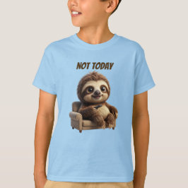 Inte Idag Avslappnad Sengångare T Shirt