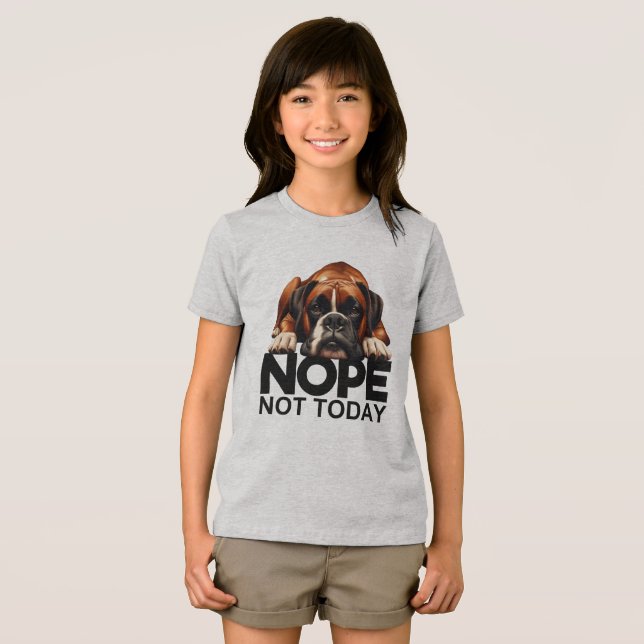 Inte idag Boxer T Shirt (Framsida Full)