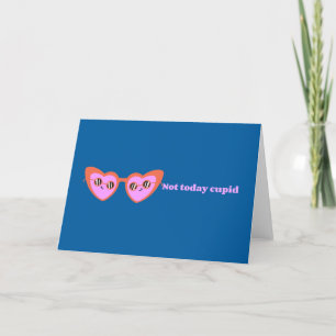 Inte Idag Cupid Alla Hjärtans Dag Kort