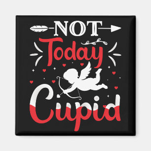 Inte Idag Cupid Roliga Alla Hjärtans Dag Magnet