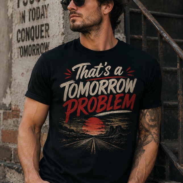 Inte Idag Det Är Ett Imorgon-Problem T-shirt (Skapare uppladdad)
