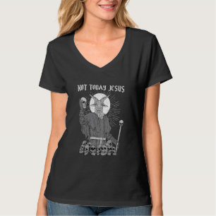 Inte Idag Jesus Jag Ockult Baphomet Satanist T Shirt