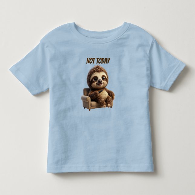 Inte Idag Lugn Sengångare T Shirt (Framsida)