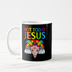 Inte idag Satan Jesus mot Satan i Basketball T-Shi Kaffemugg
