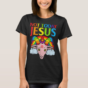 Inte idag Satan Jesus mot Satan i Basketball T-Shi T Shirt