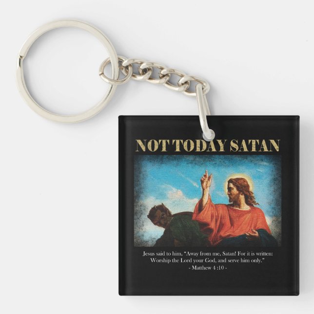 Inte idag Satan | Jesus testas i vildmarken (Framsidan)