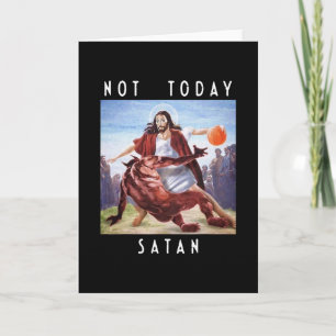 Inte Idag Satan Jesus Vs Satan I Sketll Kort