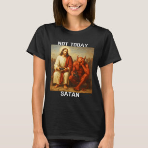 Inte Idag Satan Jesus Vs Satan Spelare Spelande T Shirt
