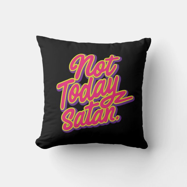 Inte idag Satan Kudde (Framsida)